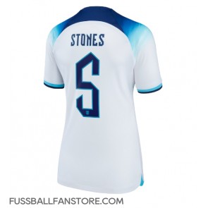 England John Stones #5 Replik Heimtrikot Damen WM 2022 Kurzarm